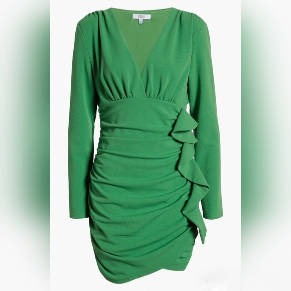 💜Area Stars Ruched Long Sleeve Dress💜 - Picture 5 of 12